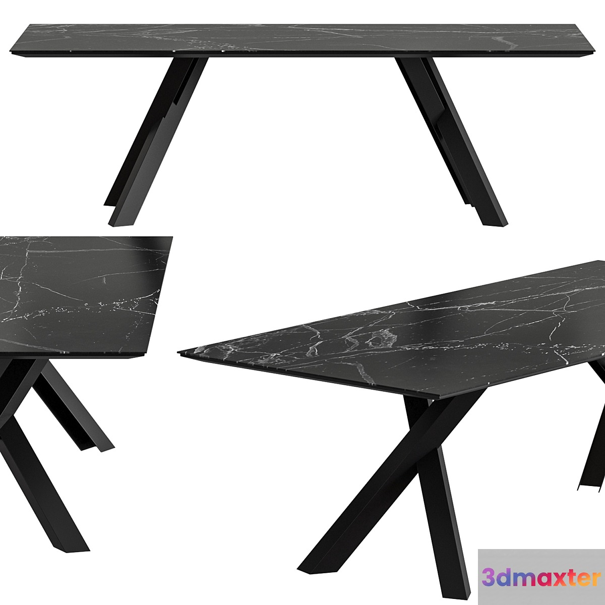 Gustave Miniforms Dining Table 3D Max