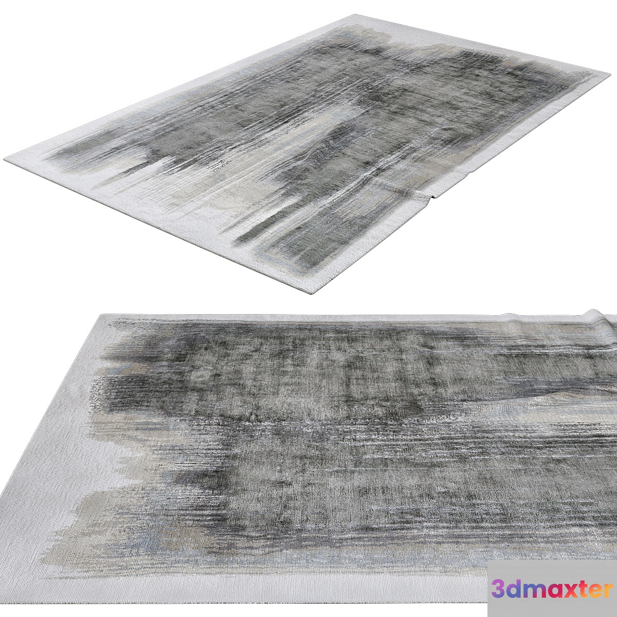 Brushstrokes Rug by Elie Saab - THE RUG COMPANY 3D Max