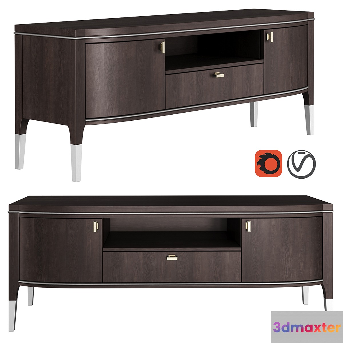 Dantone Home Grand TV Stand - No.3