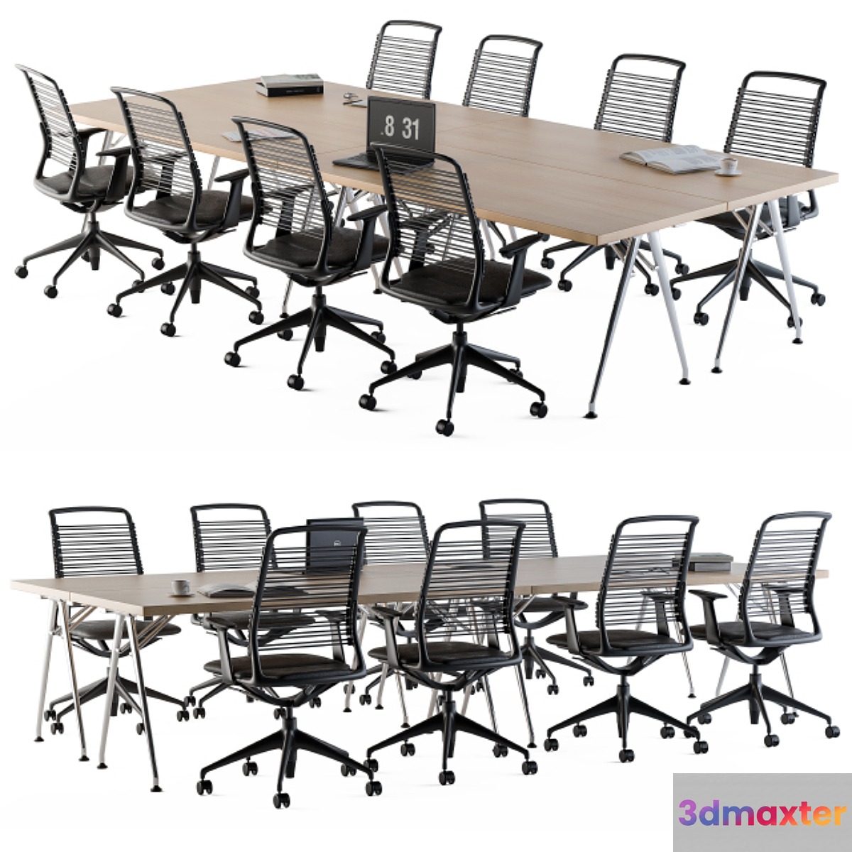 Conference Table Set For Office