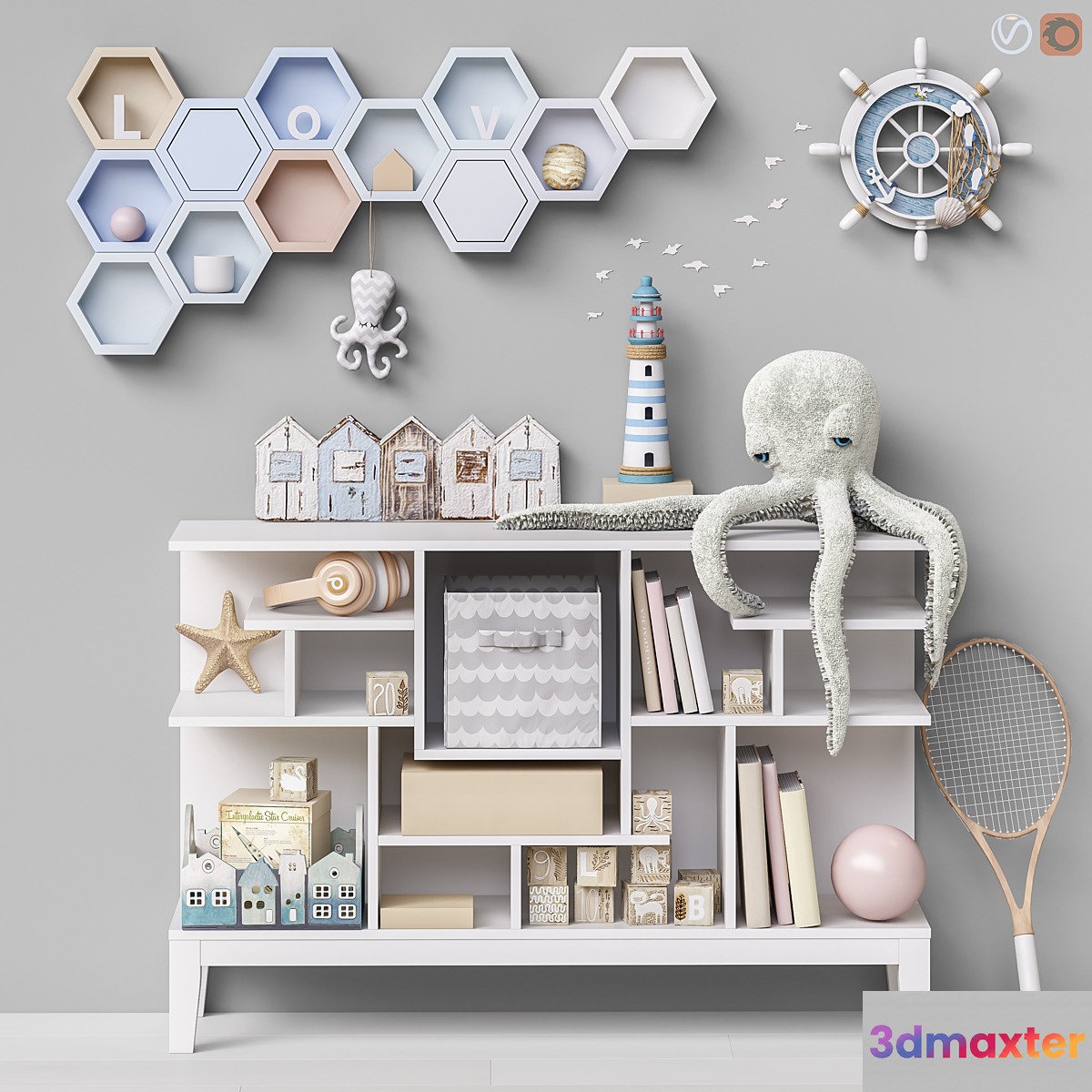 Toys and furniture set 71 (2 part)