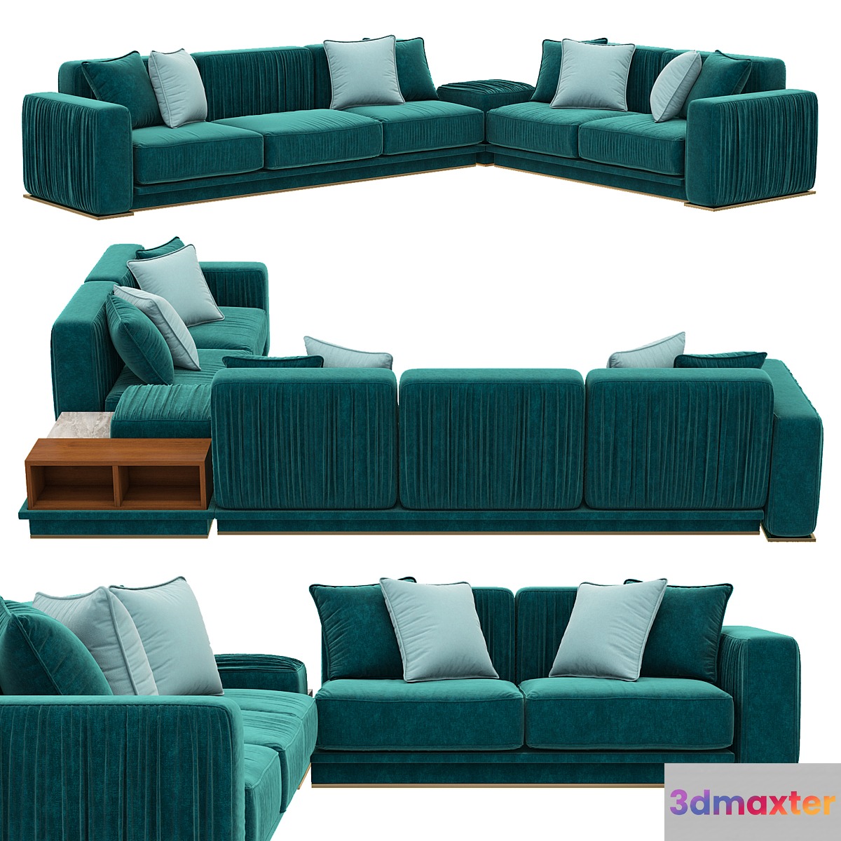 Sofa CORTE ZARI HERBIN PLISSE - No.2