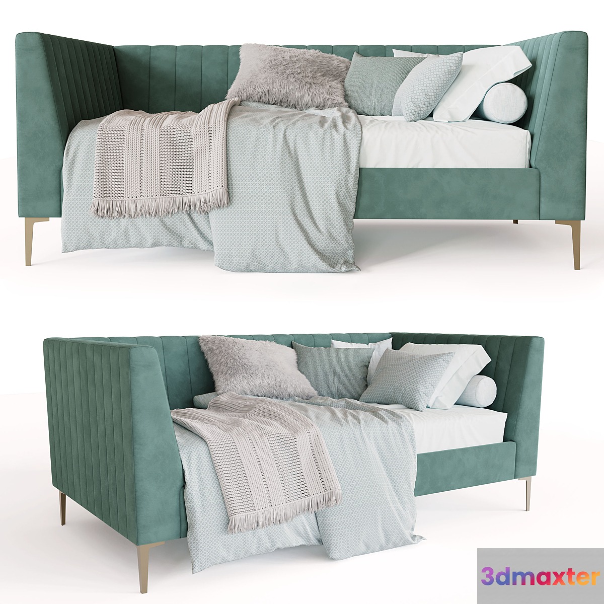 Avalon daybed 3D Max