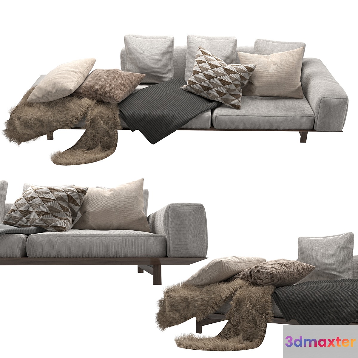 Yard sofa 3D Max