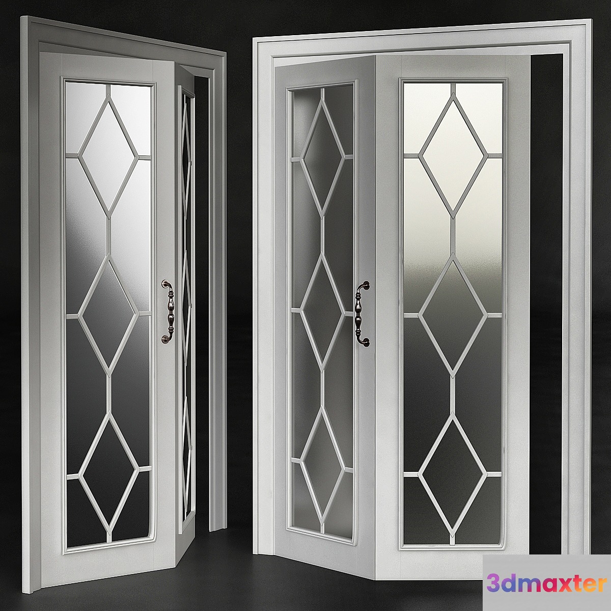 Interior Doors Premium Pro No. 41 3D Max