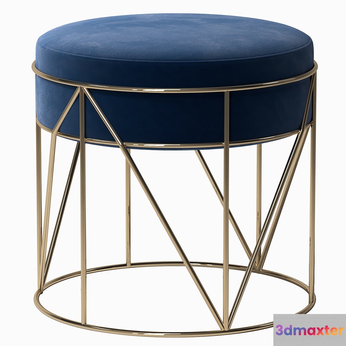 Fashion small stool 3D Max