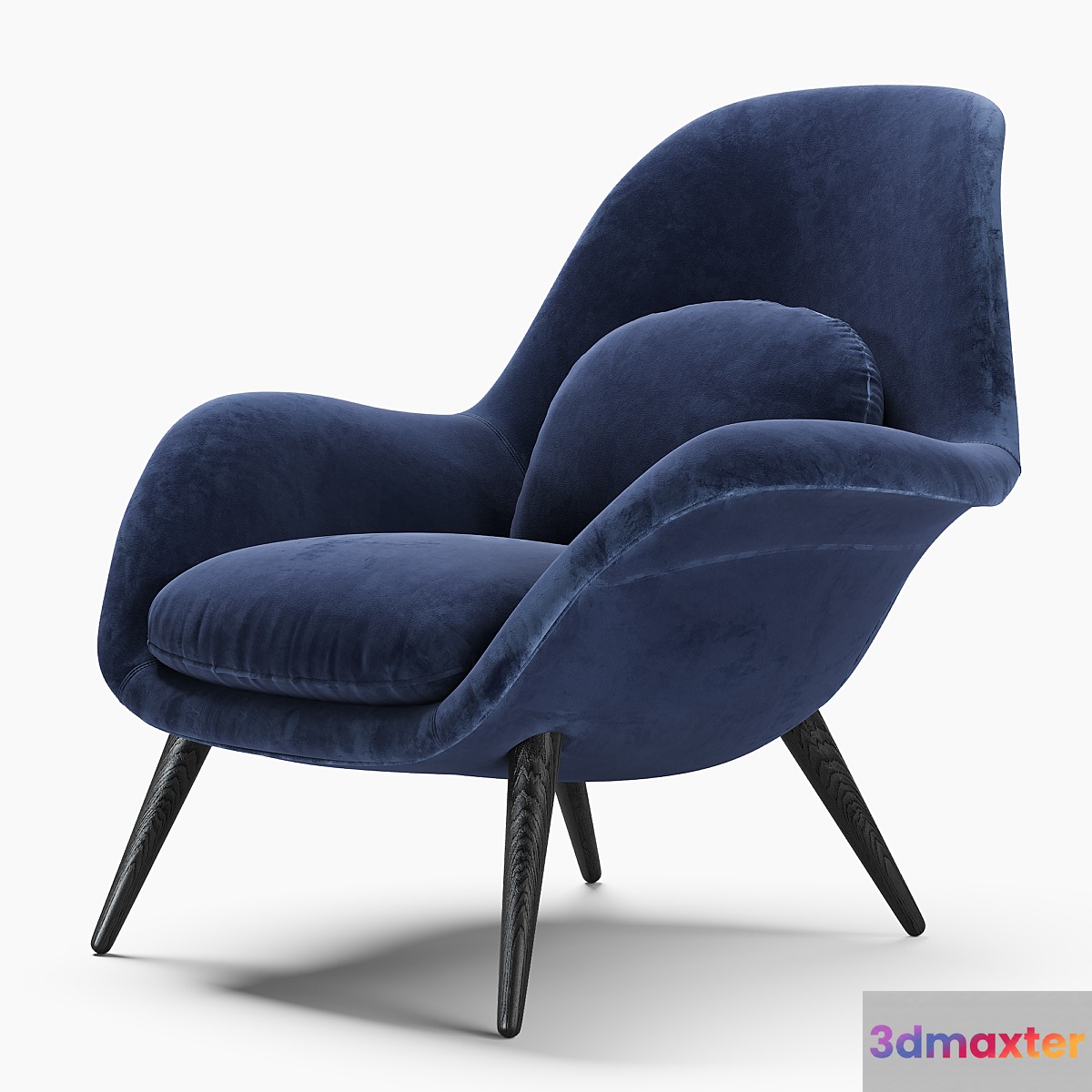 Fredericia swoon chair 3D Max
