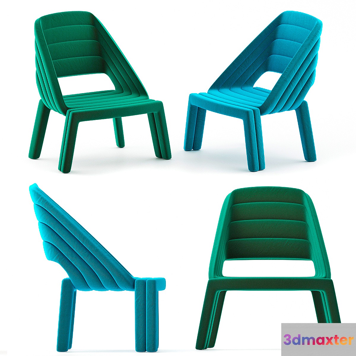 Nuance Lounge Chair by Luca Nichetto