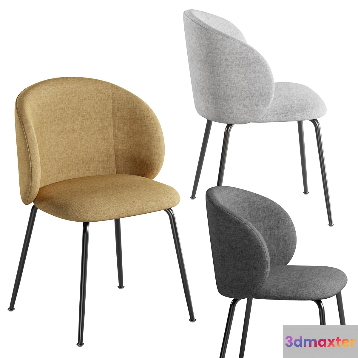 La forma stool minna 3D Max
