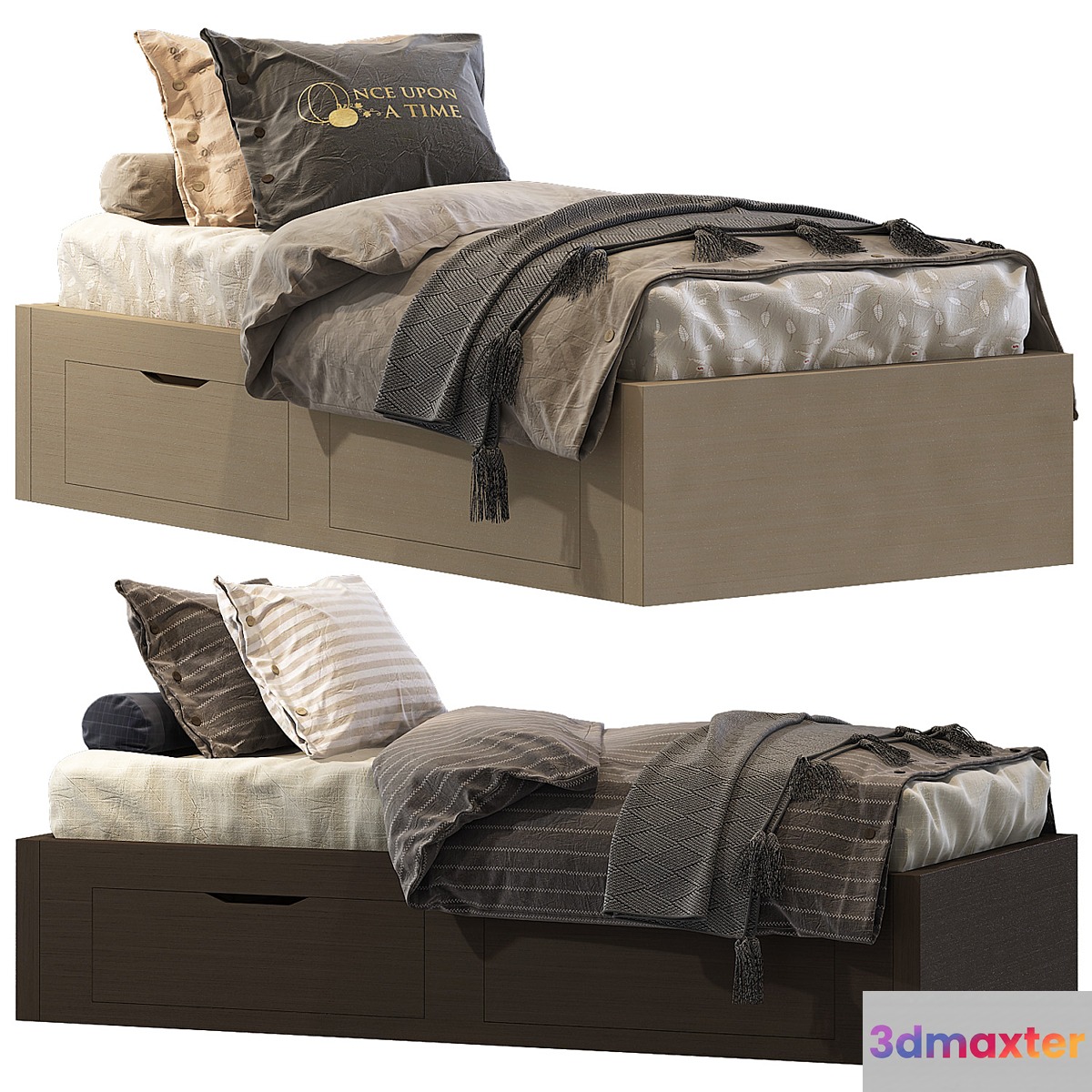 Children's bed from IKEA 3D Max