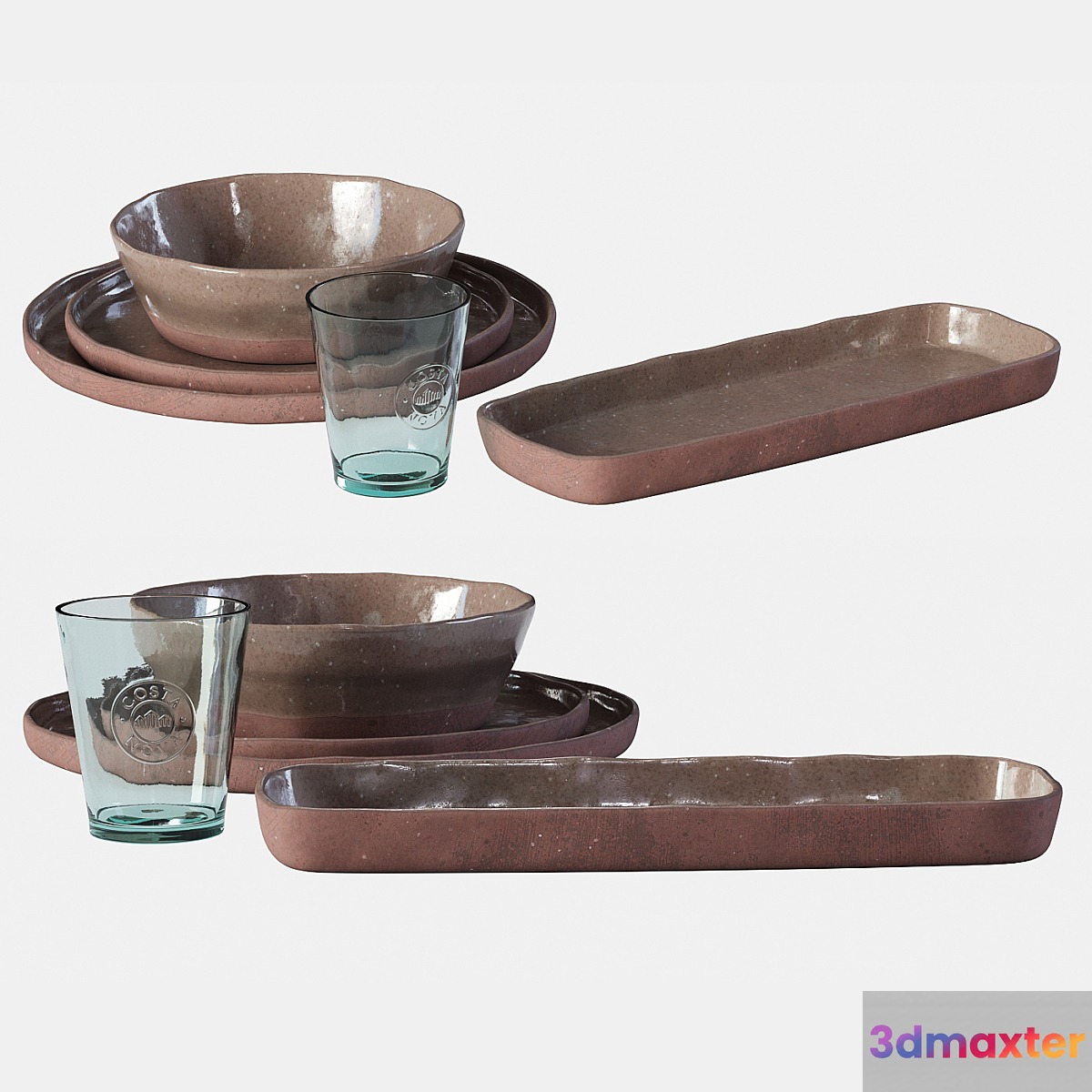 Argila plates set - No.2