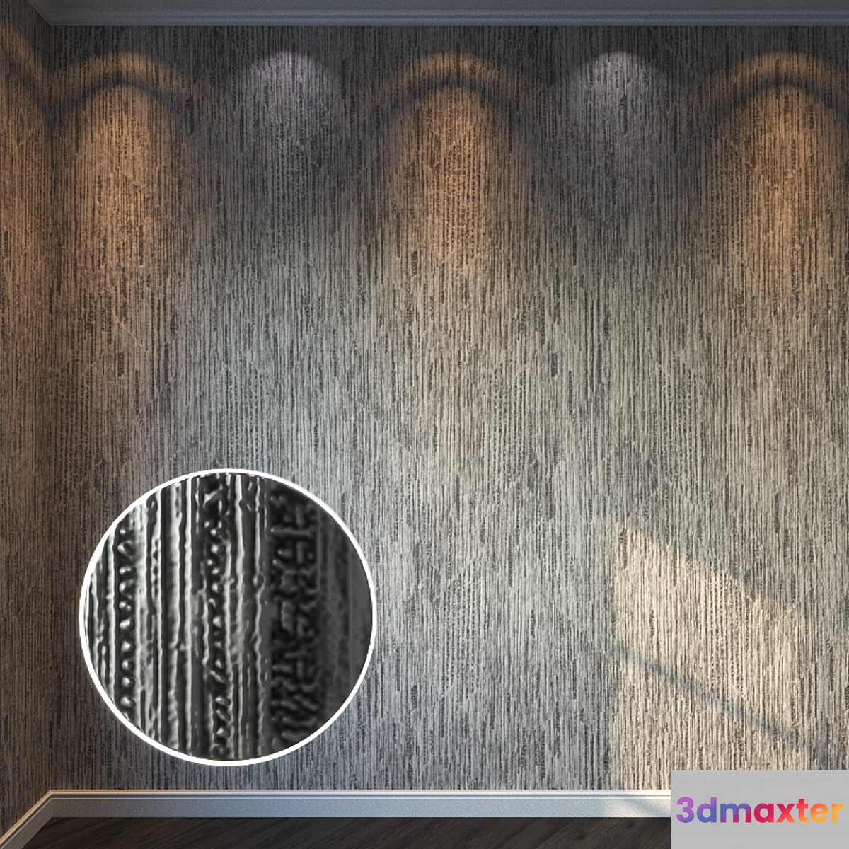 Decorative Stucco 527 - 8K Material 3D Max
