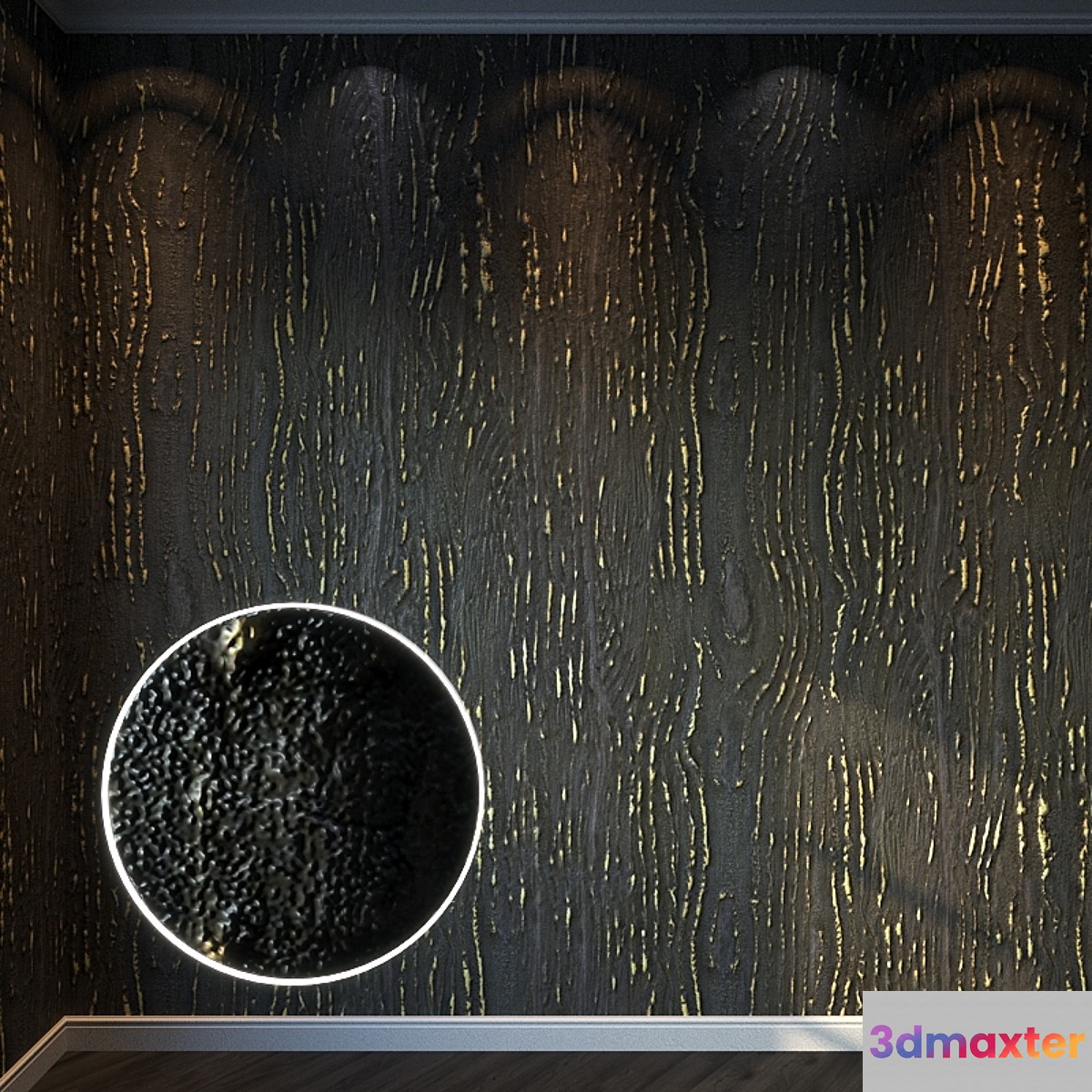 Decorative Stucco 550 - 8K Material 3D Max