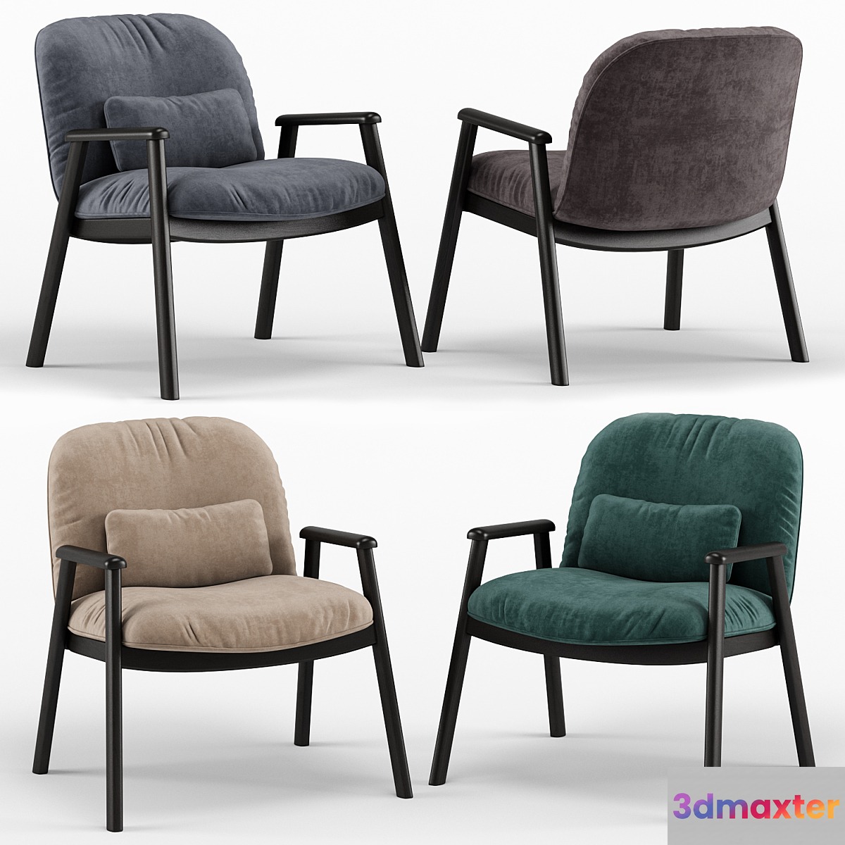 Baltimora velvet armchair - Calligaris - No.4