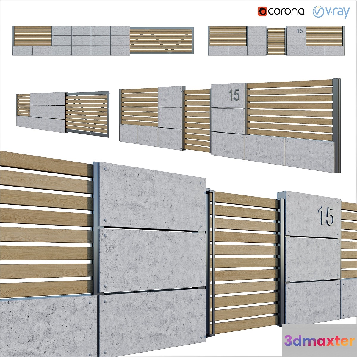 Fence _ Fence 3D Max