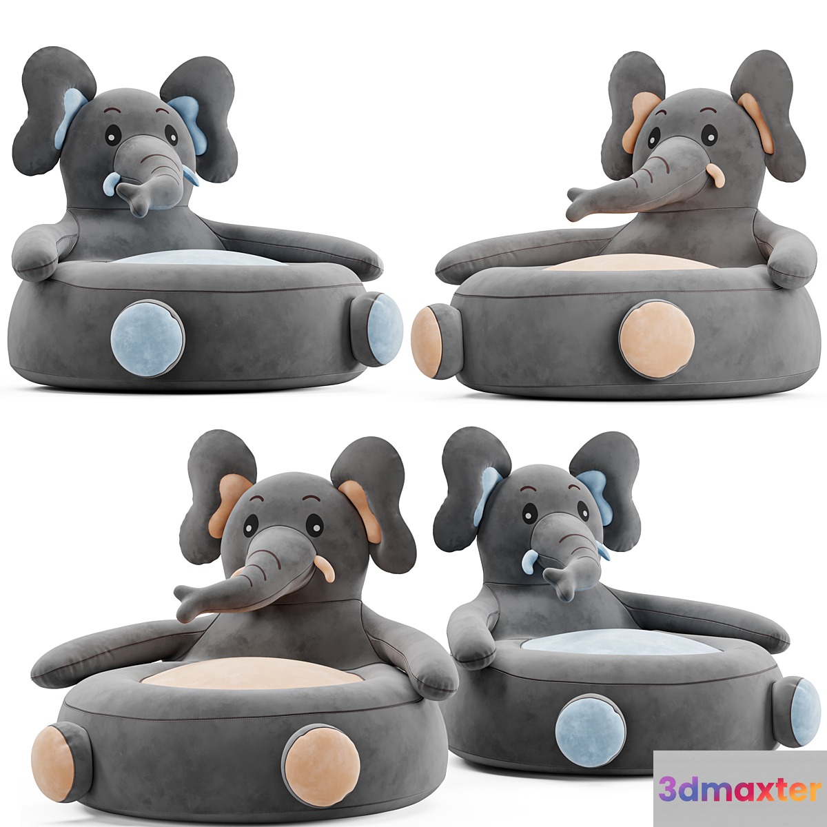 Elephant kids chair - No.3
