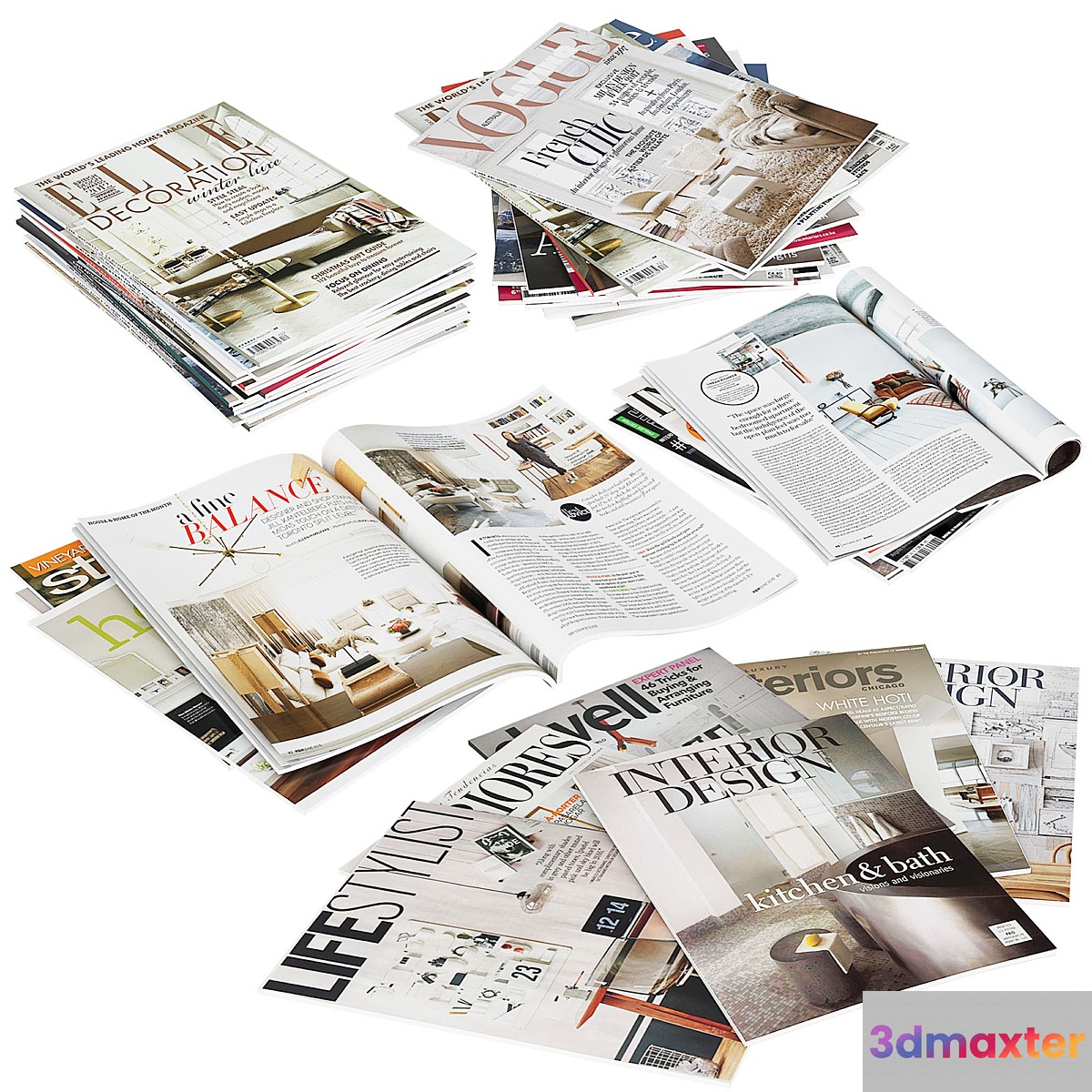 Magazines stacks - No.3