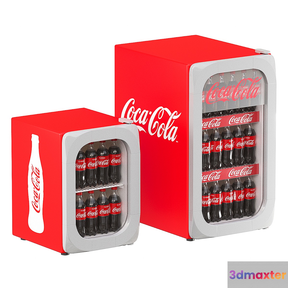 Frigoglass mini coolers Coca-cola 3D Max