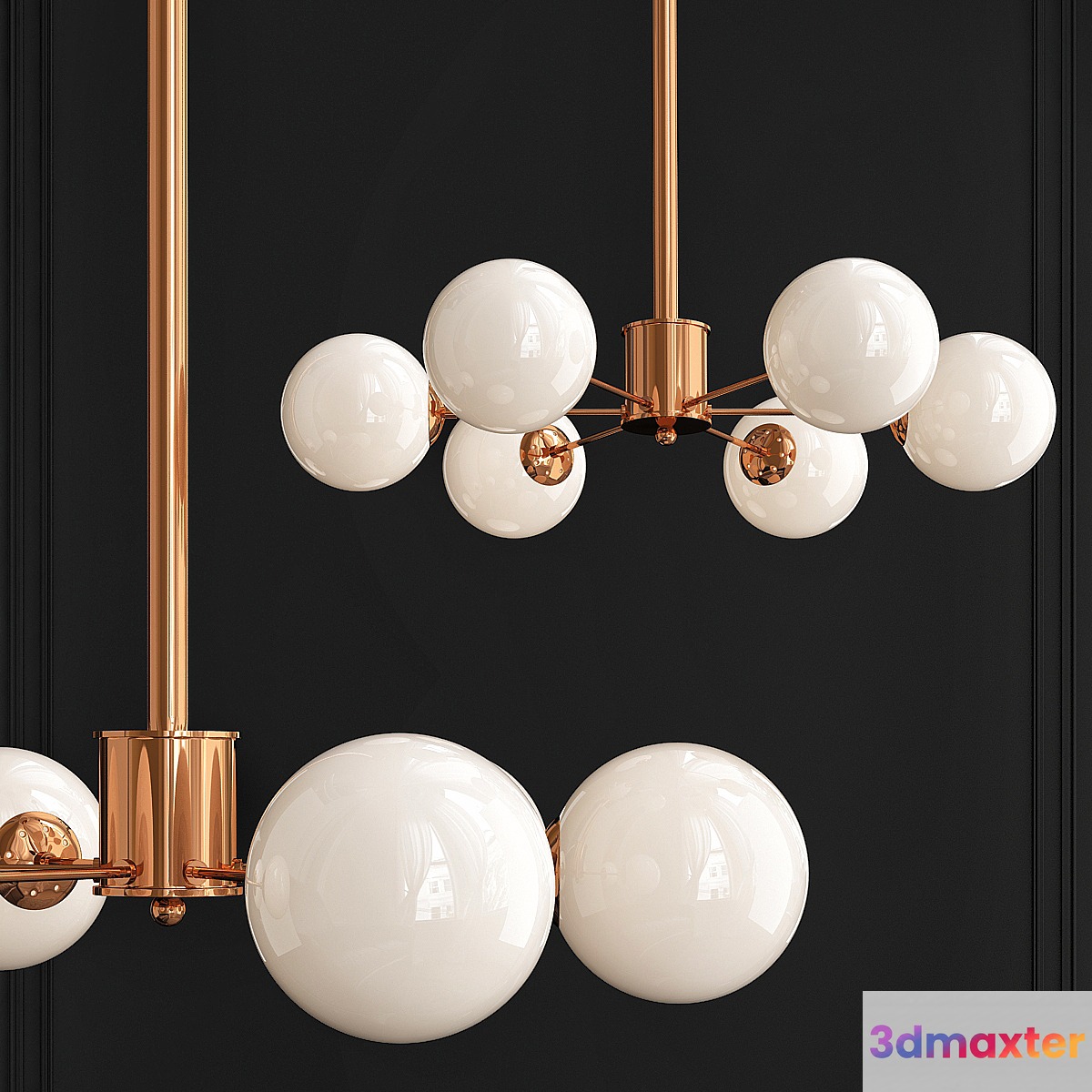 Gerhort Chandelier No. 53 3D Max