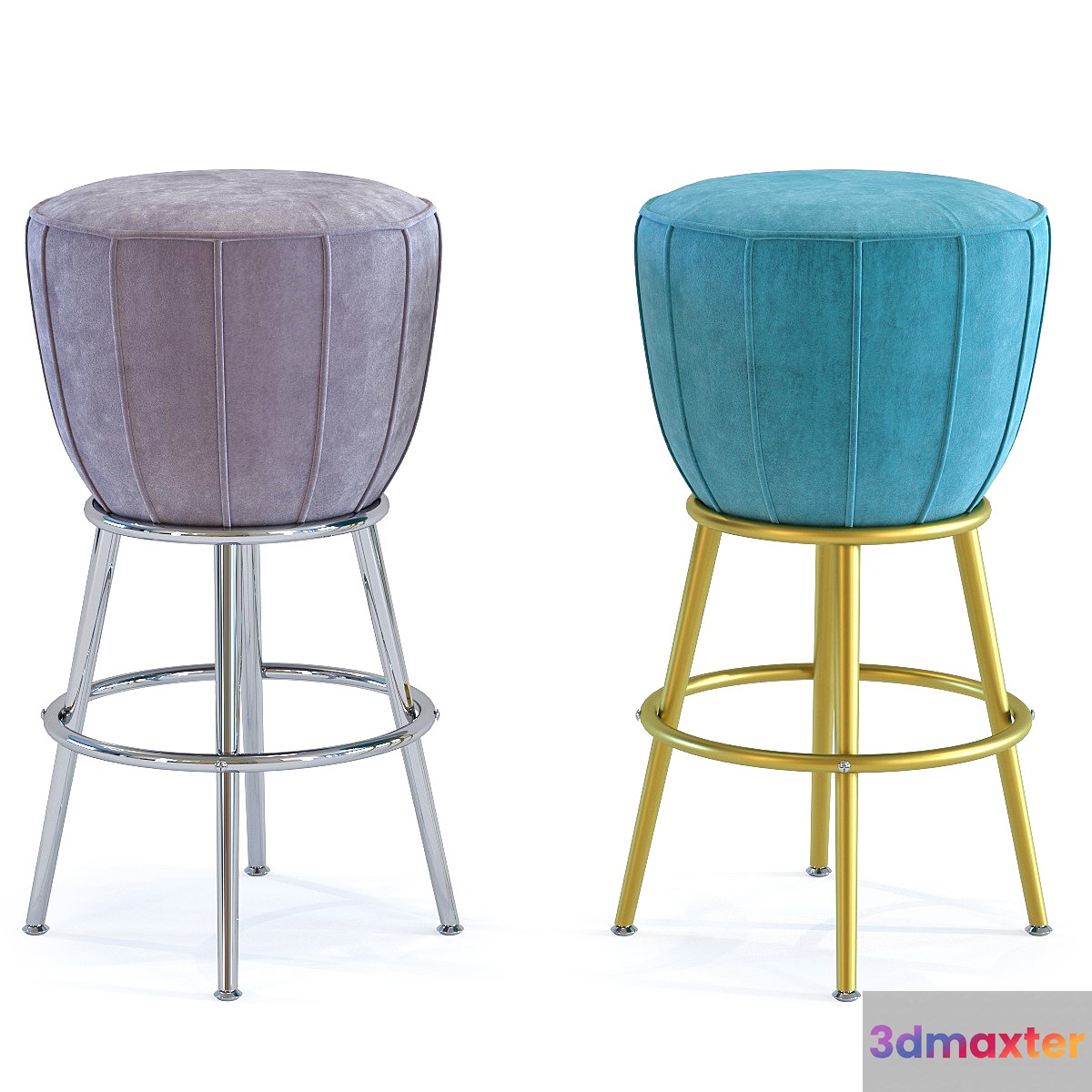 Bar stool after work 3D Max