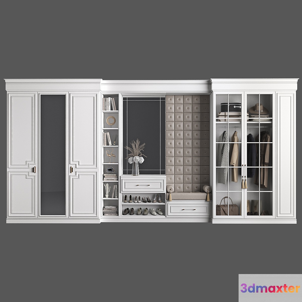 Furniture composition 93 part 4 3D Max