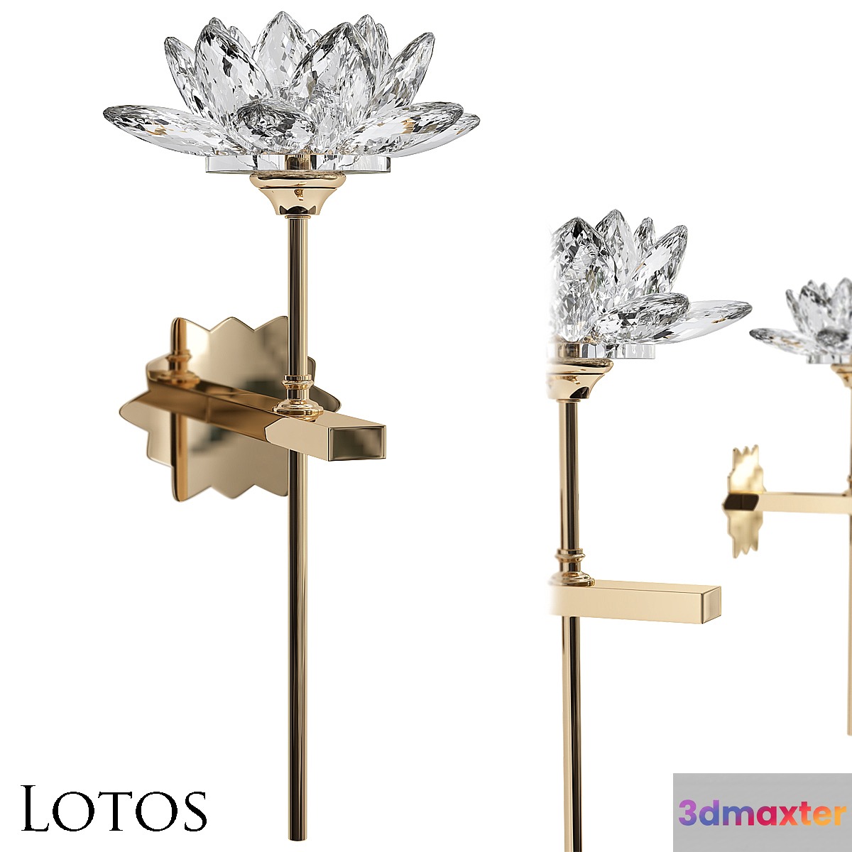 Lotos wall lamp