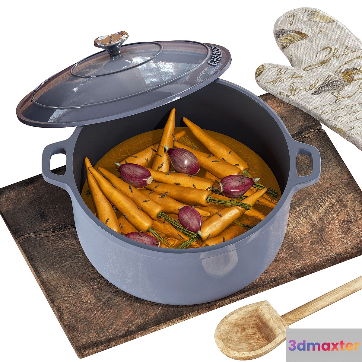 Chasseur Kitchen Set with Vegetables