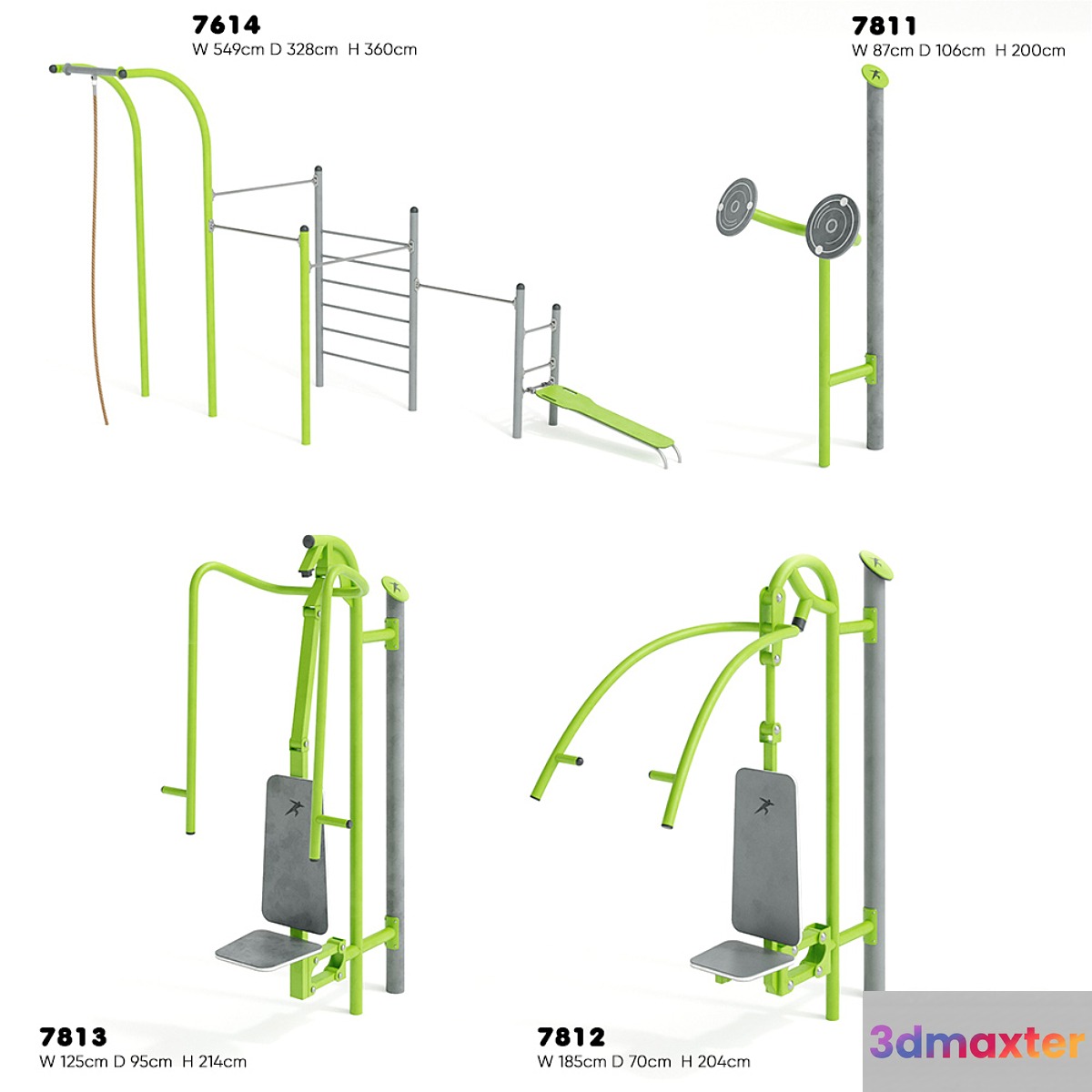 BUGLO. SPORT EQUIPMENT 3D Max