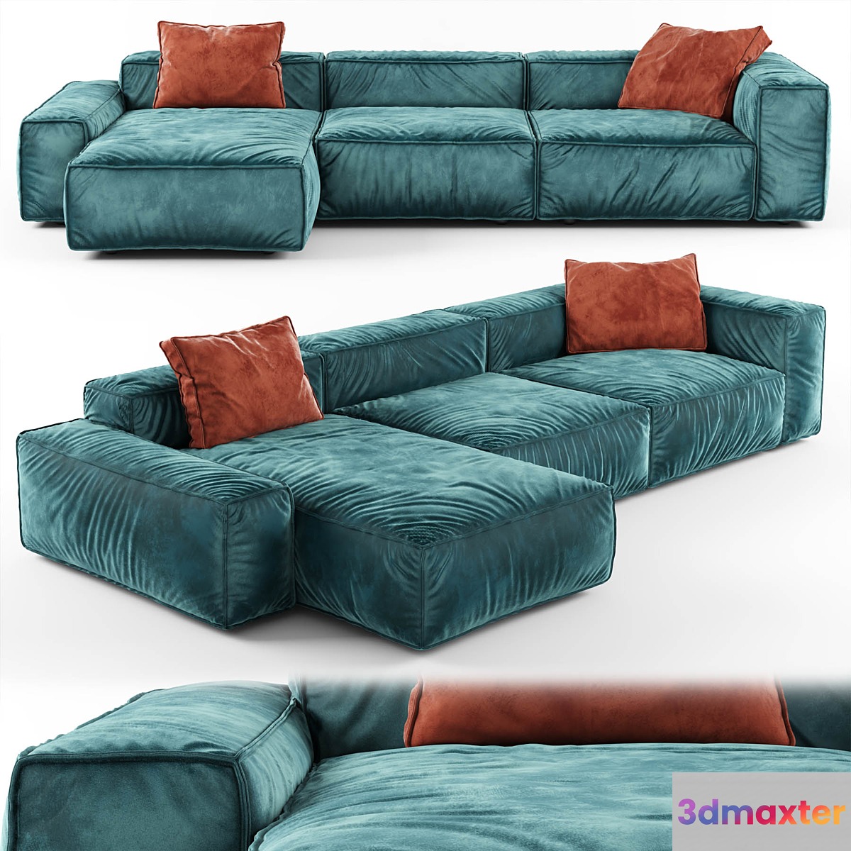 Modern Modular Corner Sofa 02 - No.2