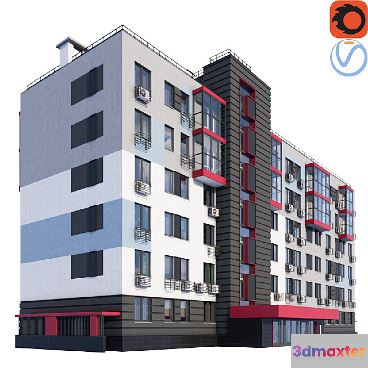 Modern residential building