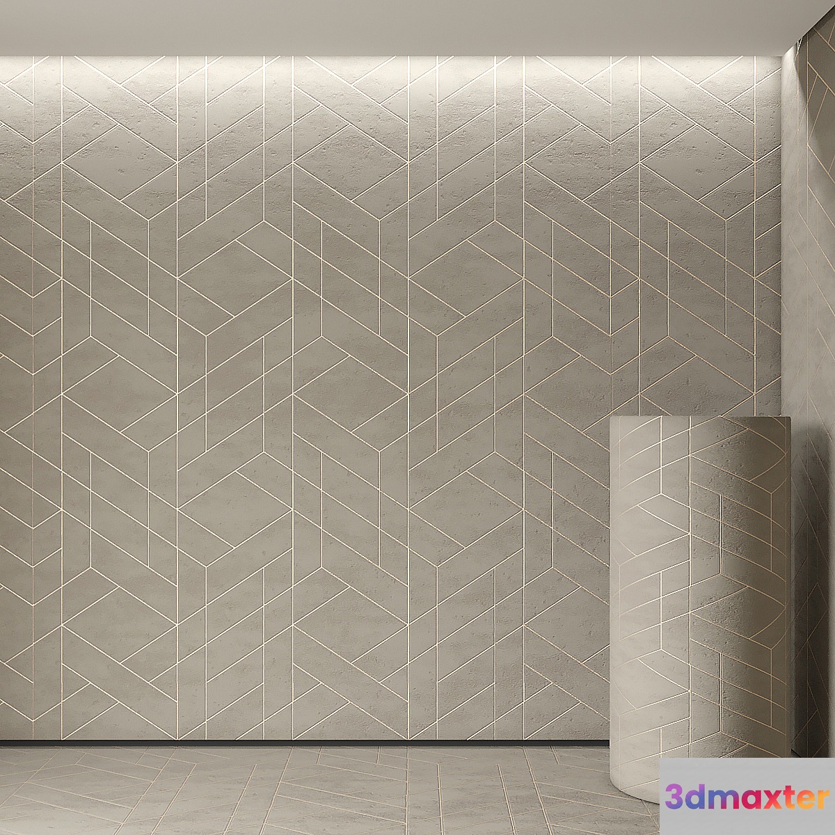 decorative plaster 6 3D Max