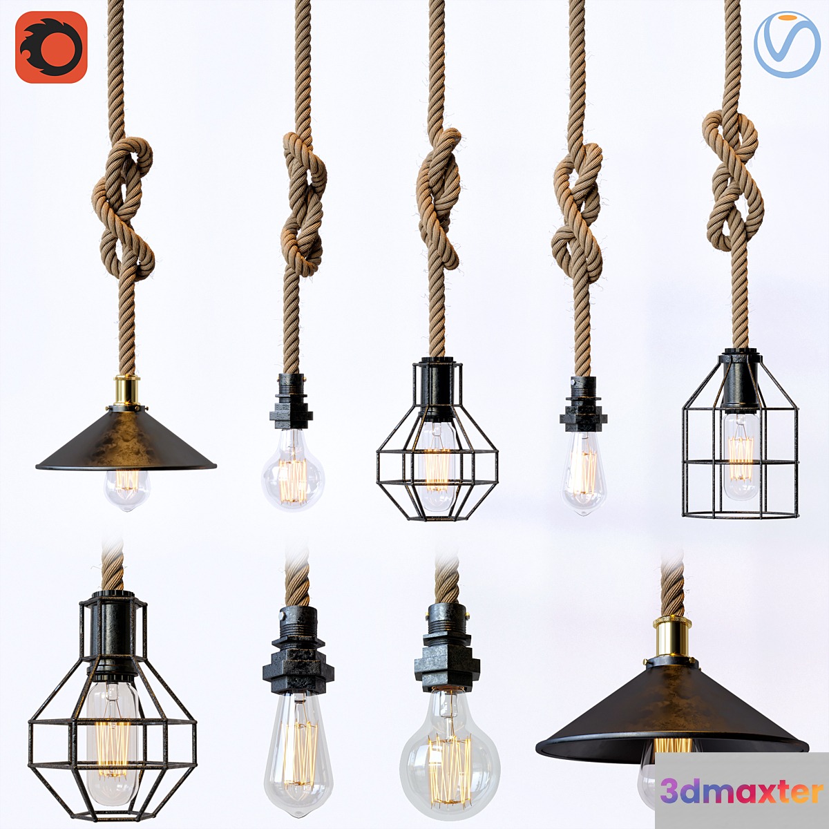 rope pendant light