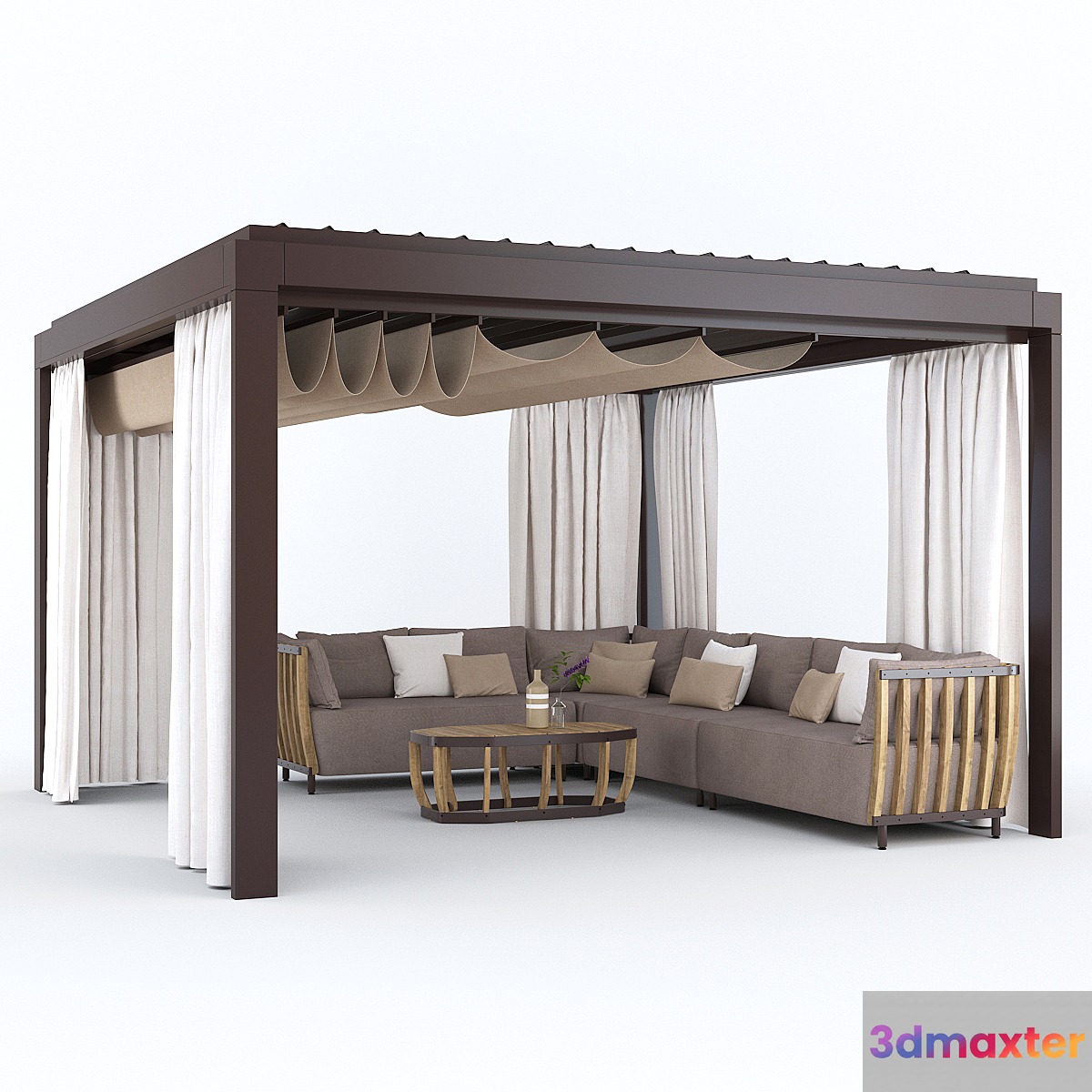 Garden Arbor with sofa Eivissa Ethimo - No.4