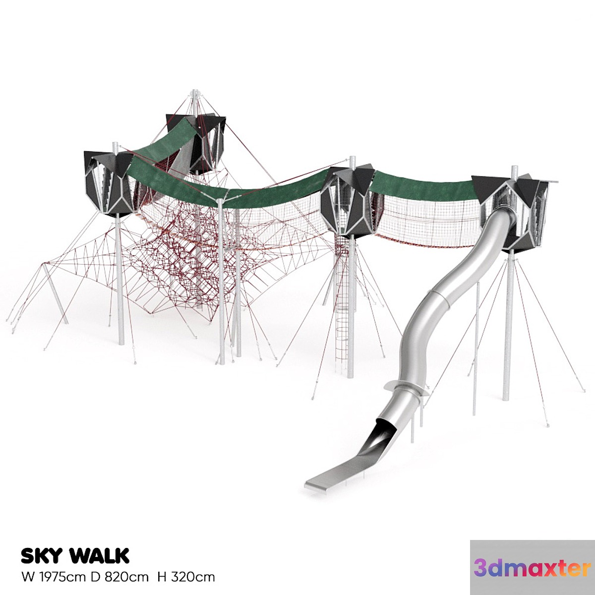 KOMPAN. SKY WALK 3D Max