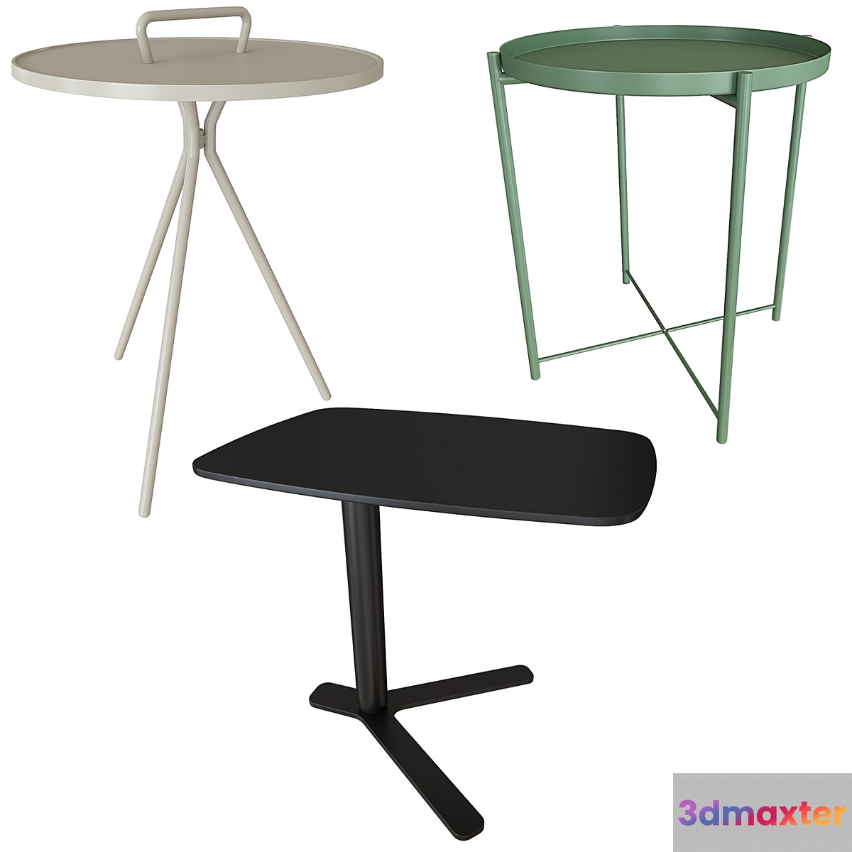 Set coffee table 002. IKEA GLADOM. YO Lapalma. Jersey