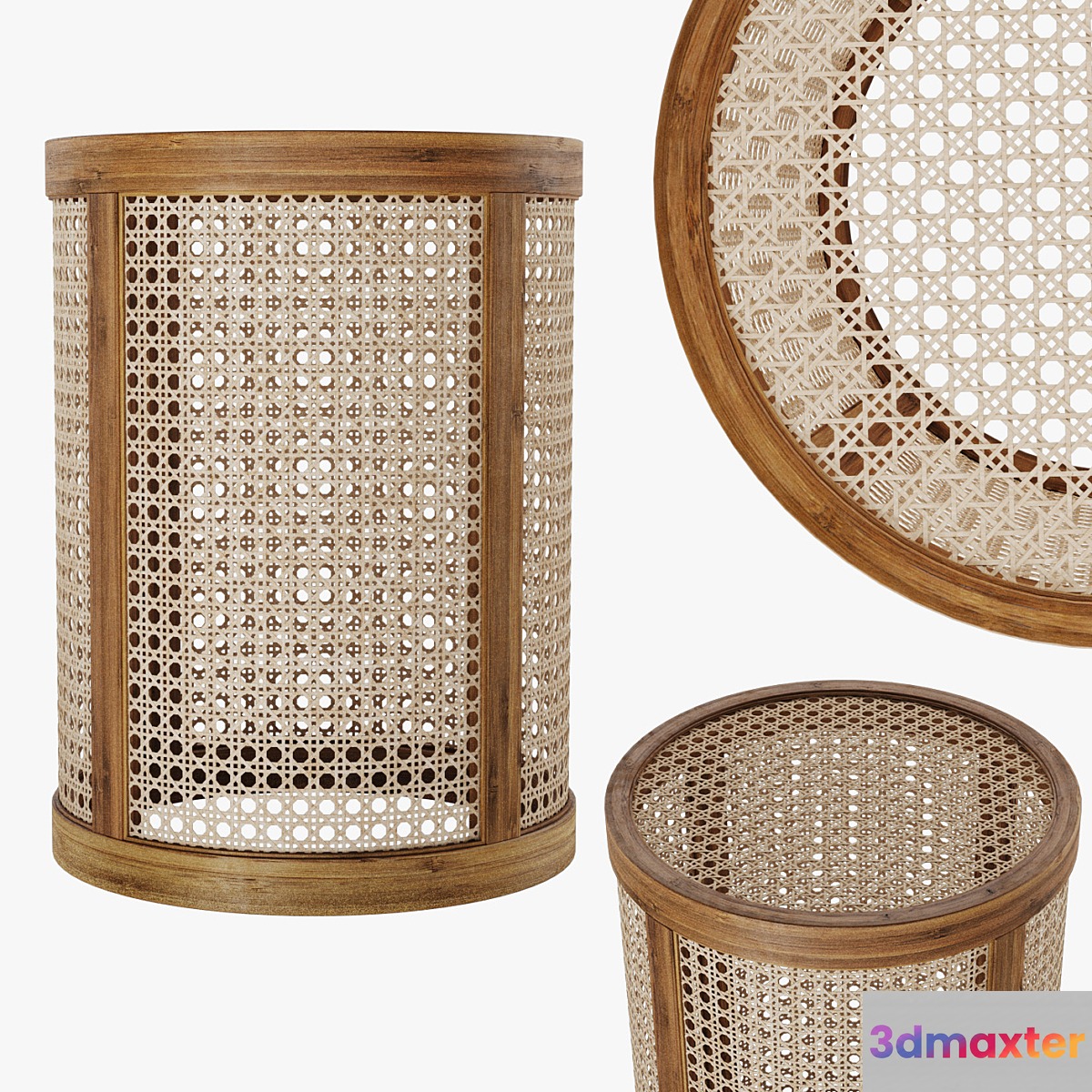 Rattan bench