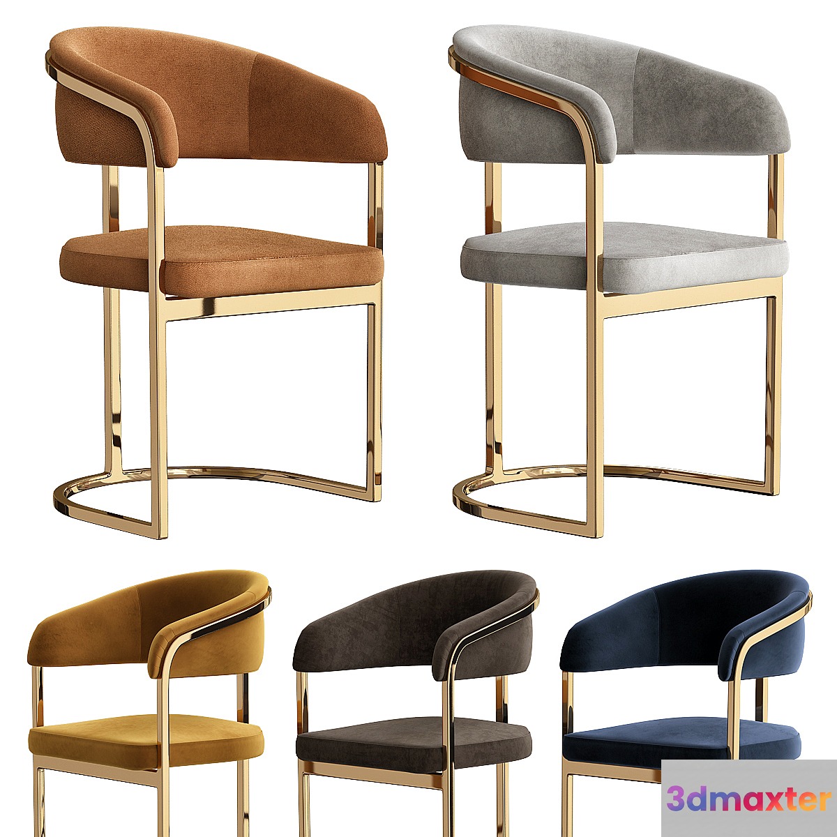 Chair Modern gold