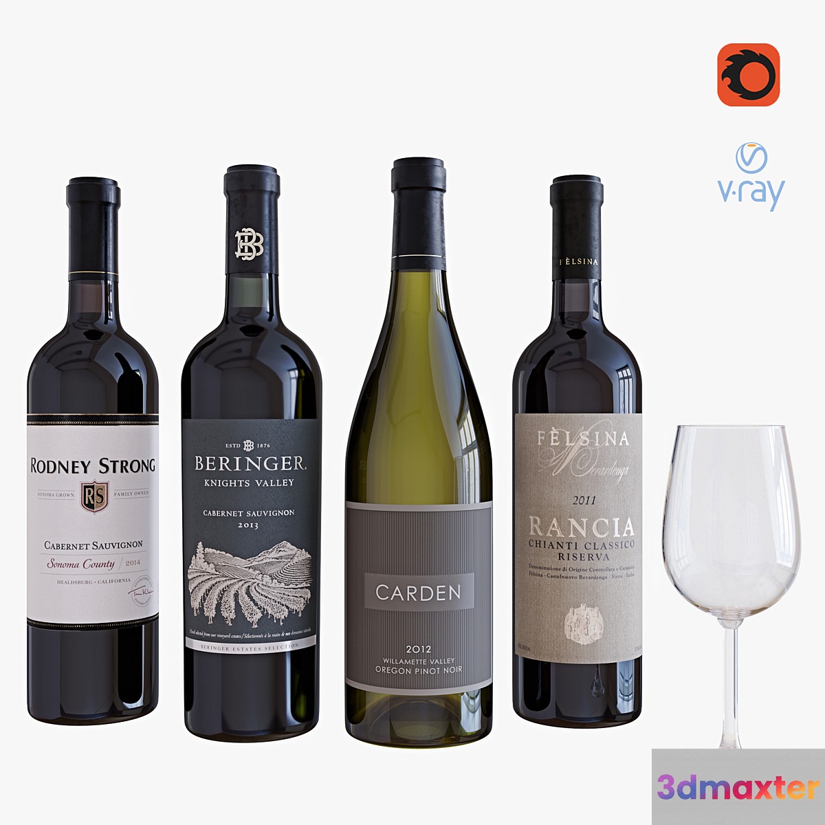 wine bottle set 7
