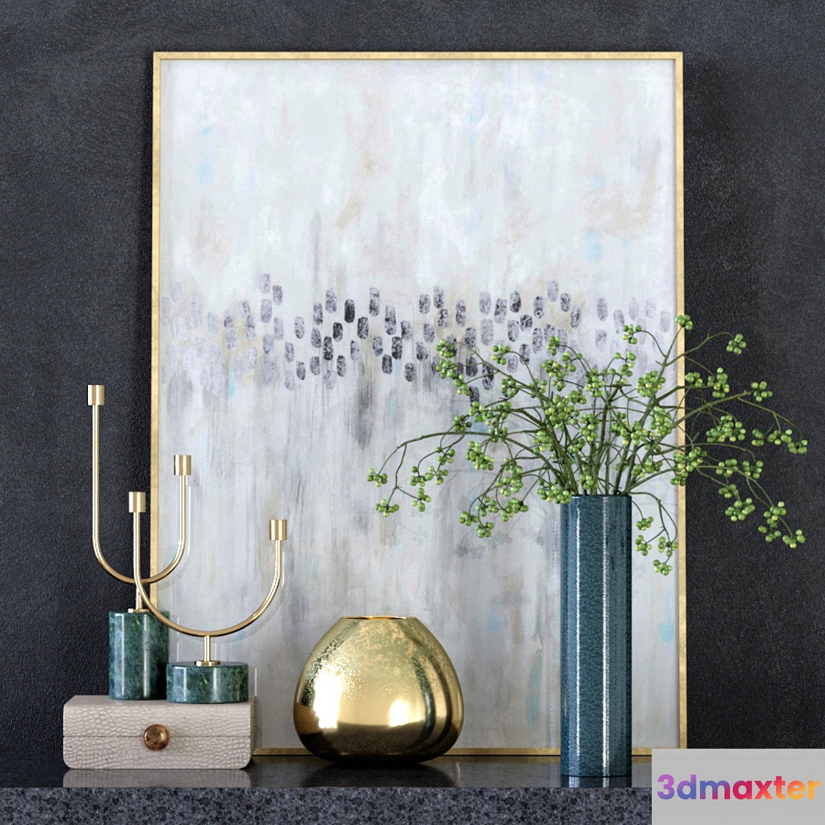 Decorative Set 4 3D Max