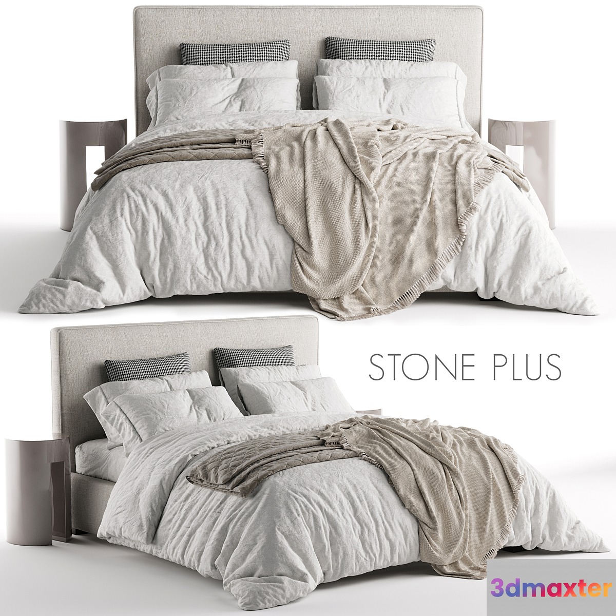Bed Meridiani Stone Plus - No.4