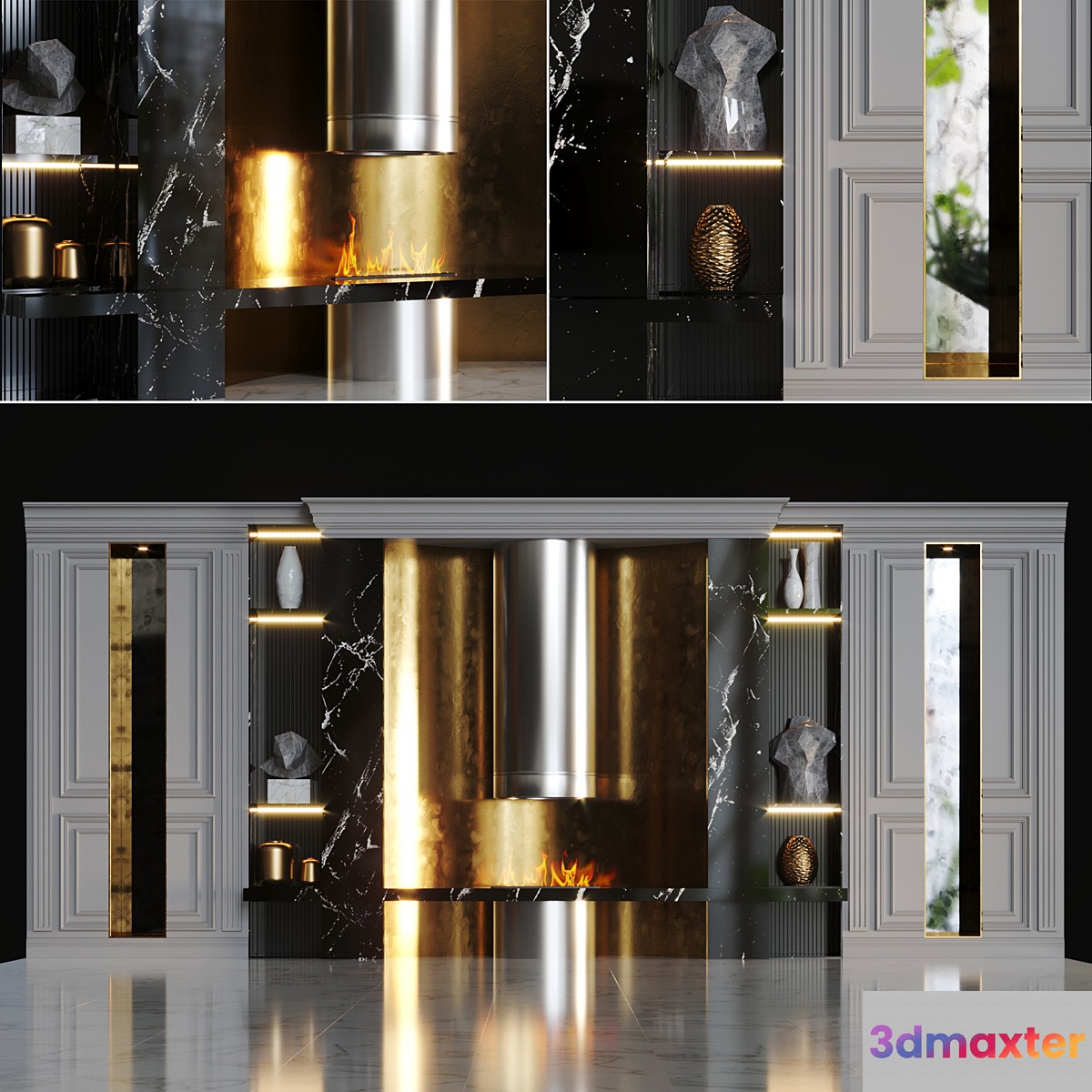Fireplace_2 3D Max