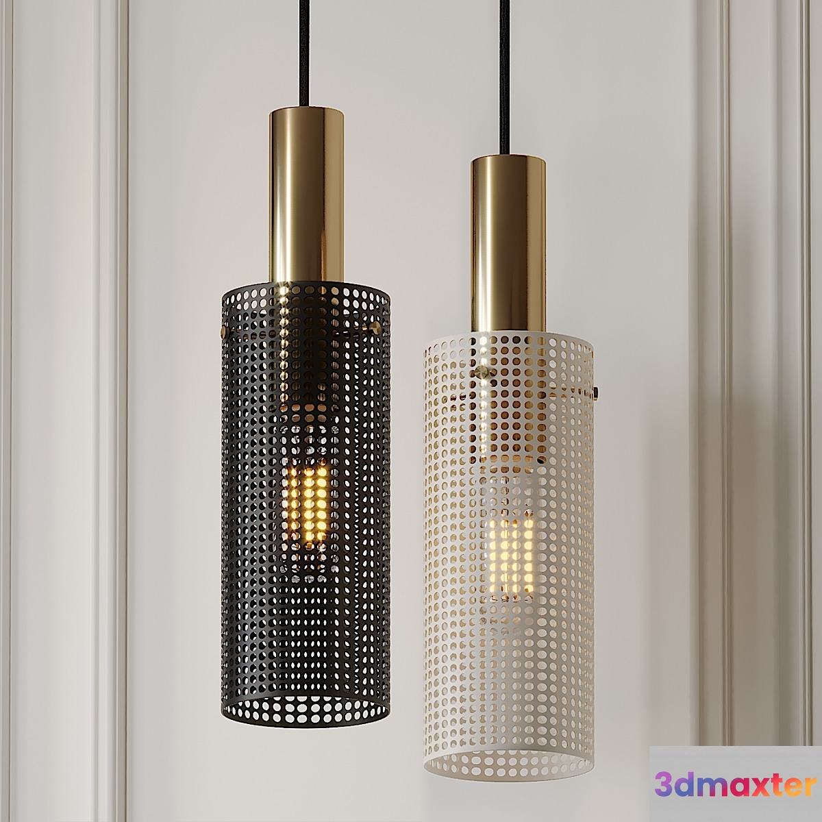 Vouge Small Pendant Lamp by Rubn 3D Max