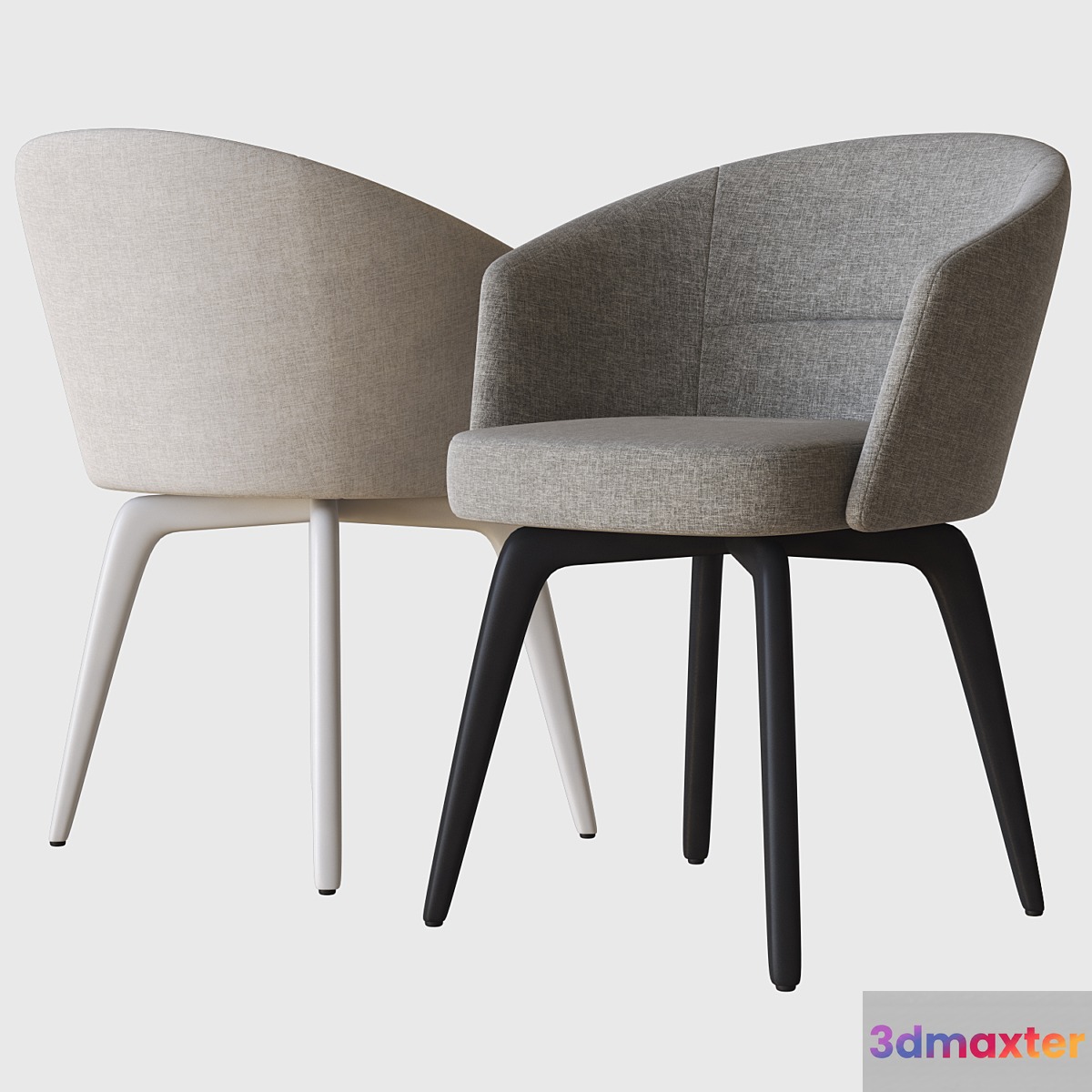 amelie dining chair minotti 3D Max