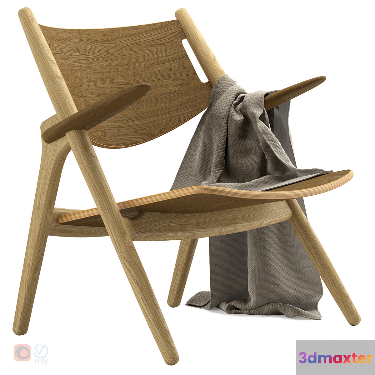 Carhansen - CH28T - Lounge Chair 3D Max