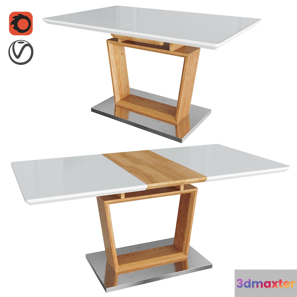 Table Solomon 3D Max