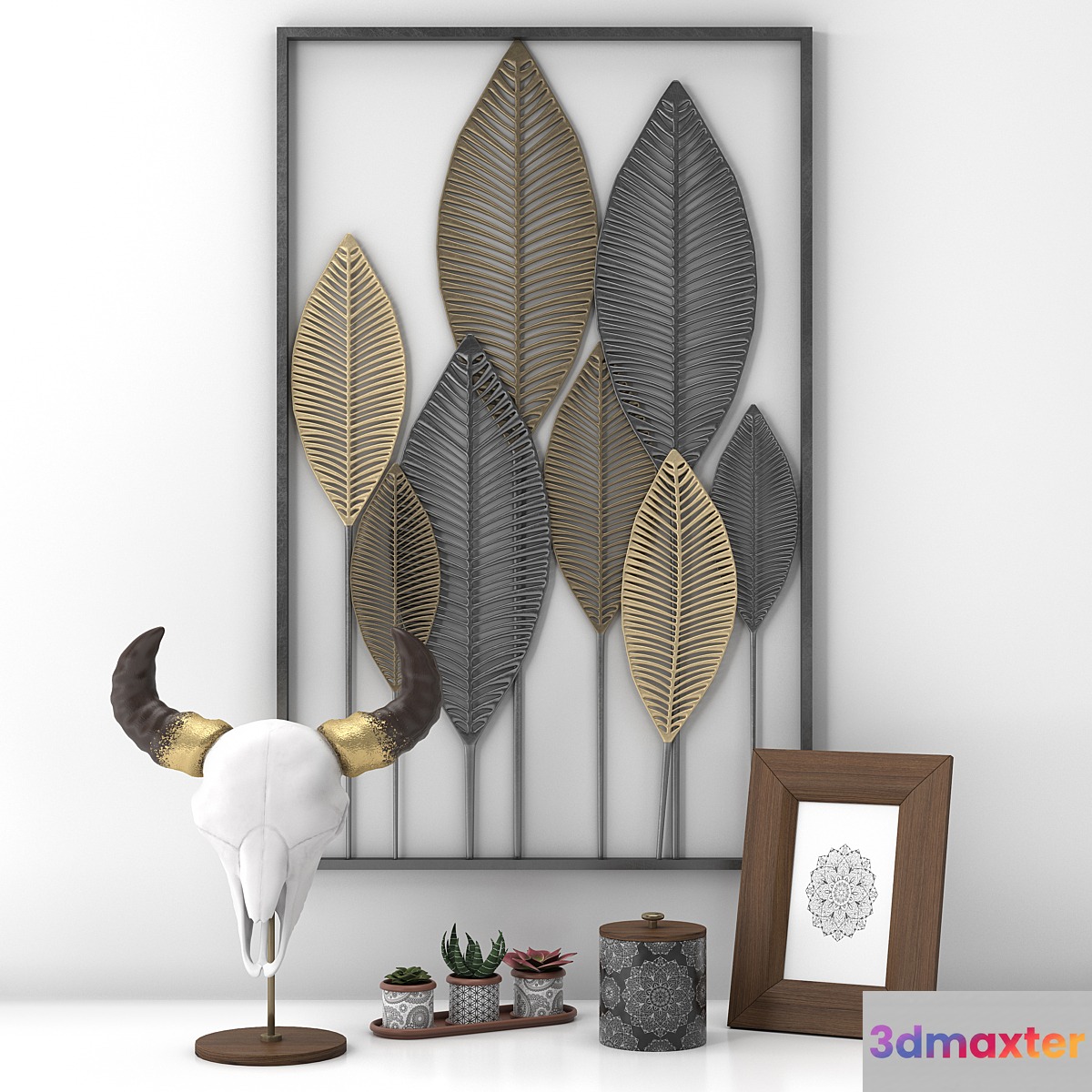 Decorative set 3D Max