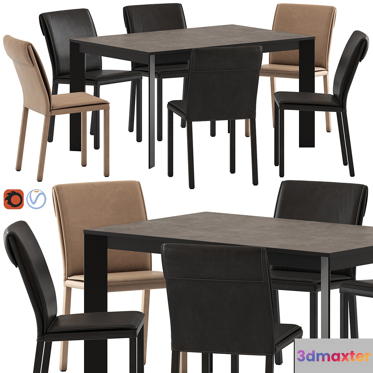 Altacom Molly Chair and Teorema Table