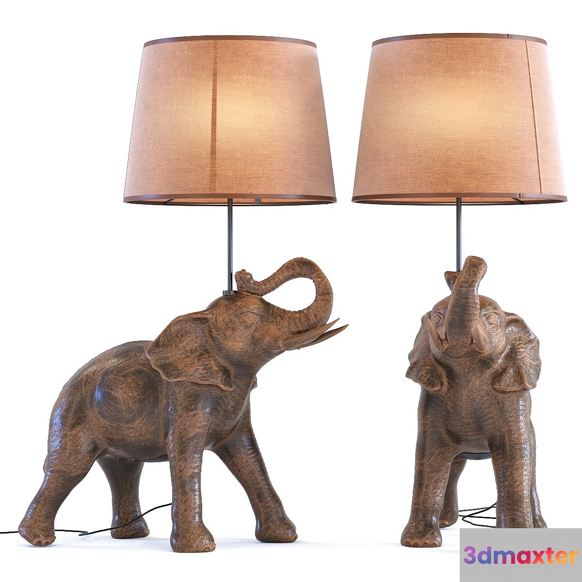 TABLE LAMP ELEPHANT SAFARI KARE DESIGN - No.3