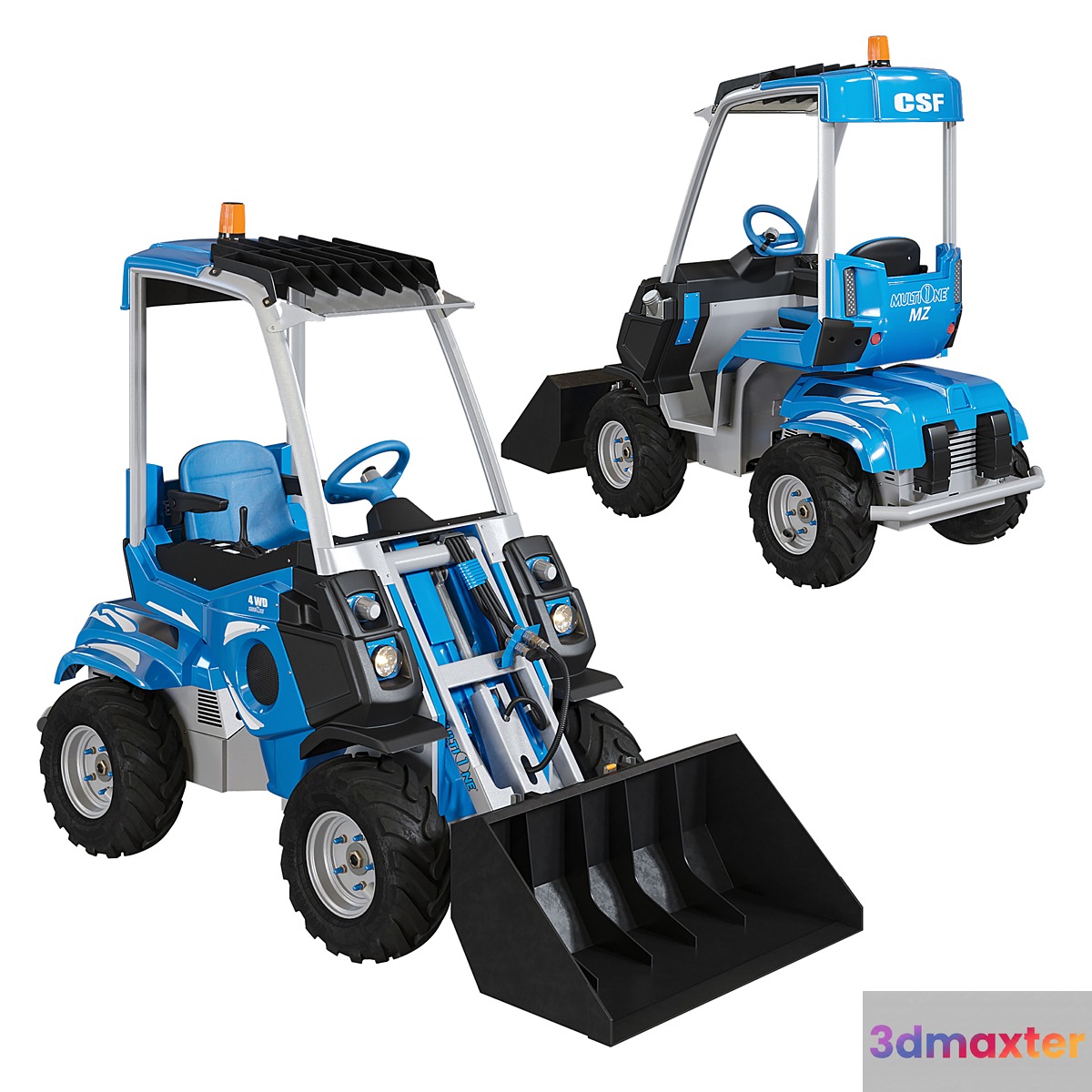 Skid Steer Loader Multione 2.3 3D Max