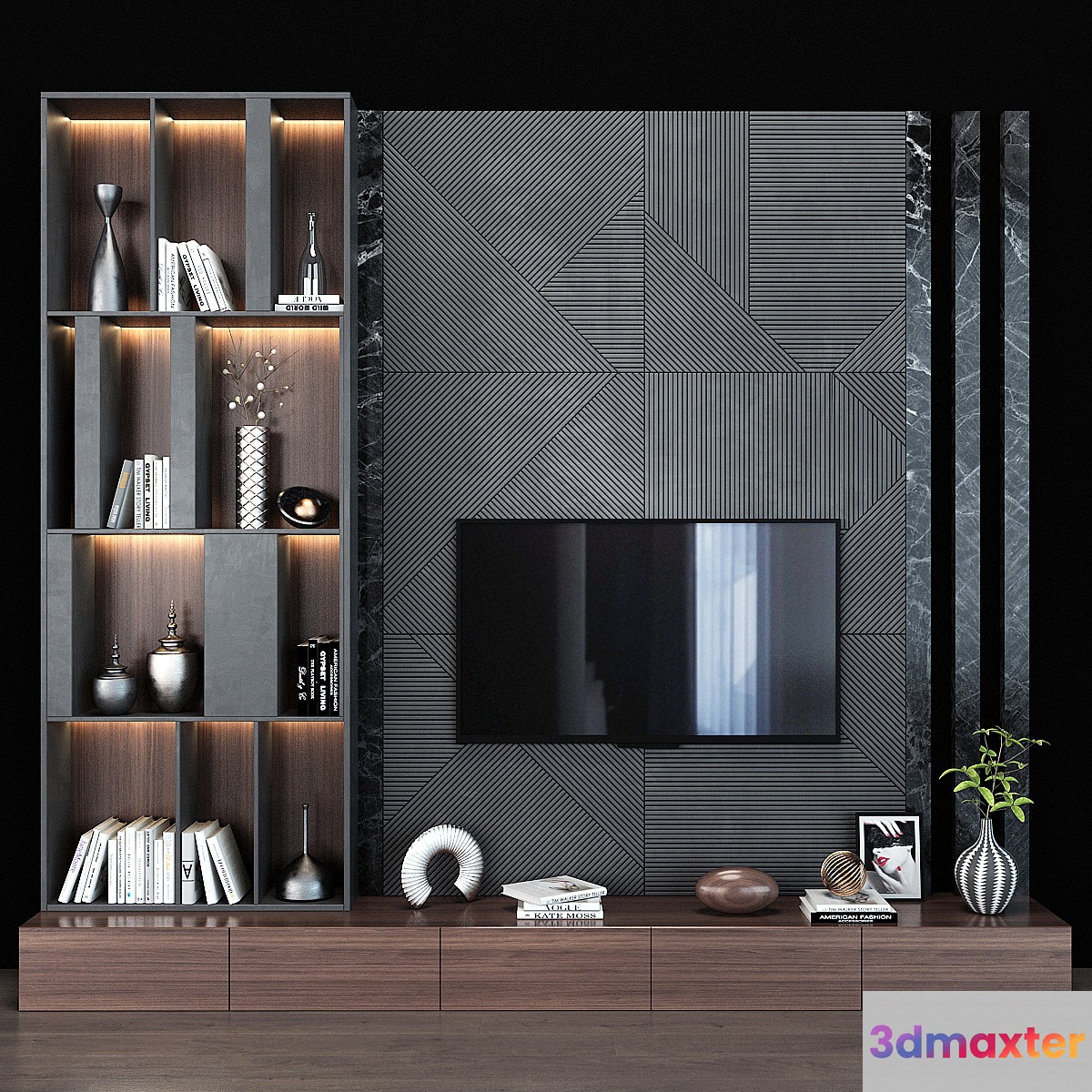 TV shelf 0132 - No.2 3D Max